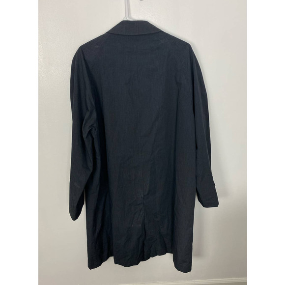 VTG NEW JC Penneys Town-Clad Whatever the Weather stripe trench Topcoat 40R - Picture 4 of 6
